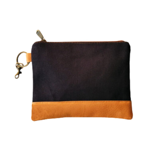 Black Canvas w/tan leather