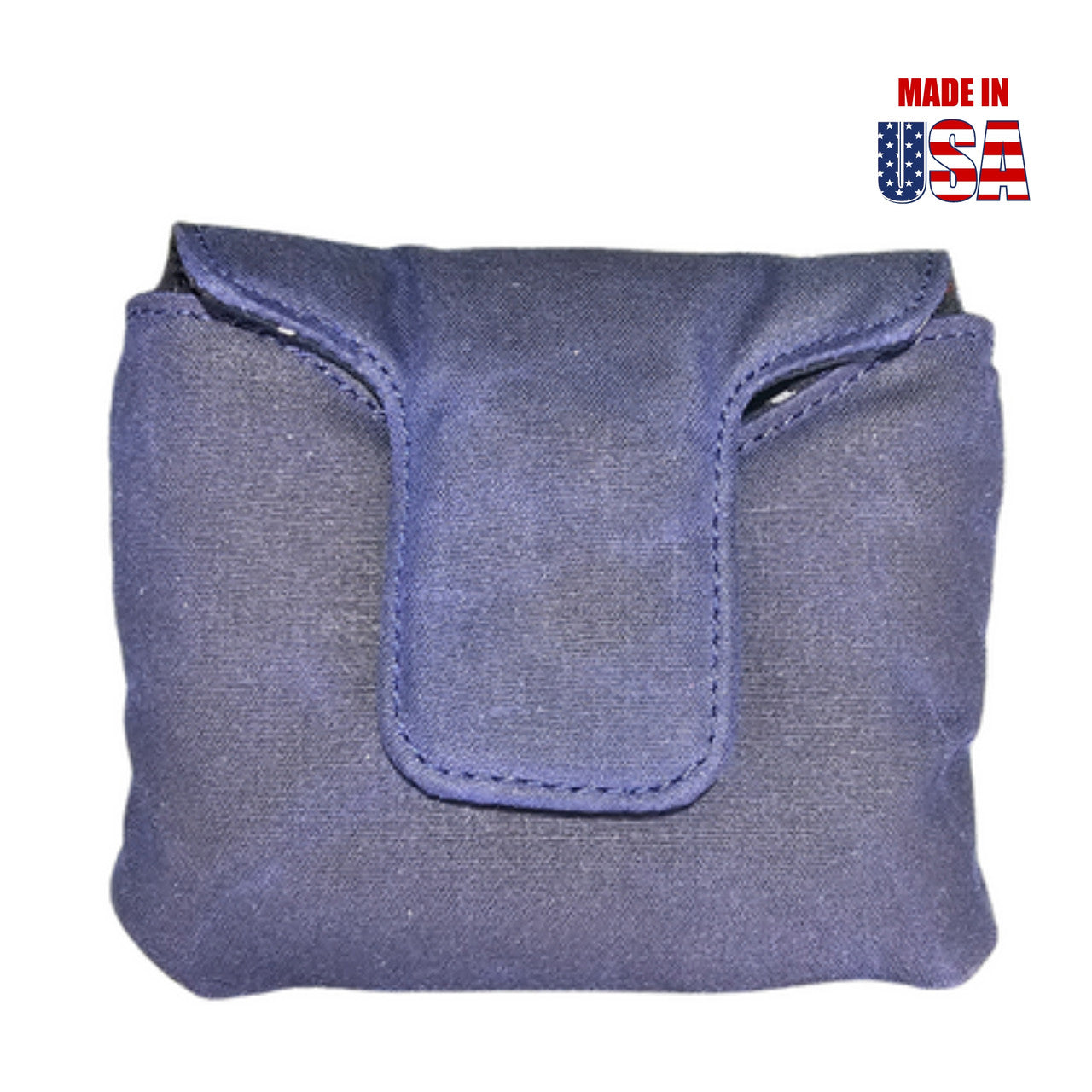 Navy Blue Solid Waxed Canvas Universal Mallet Putter Covers
