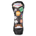 Las Vegas Mural Leather Headcover - Black