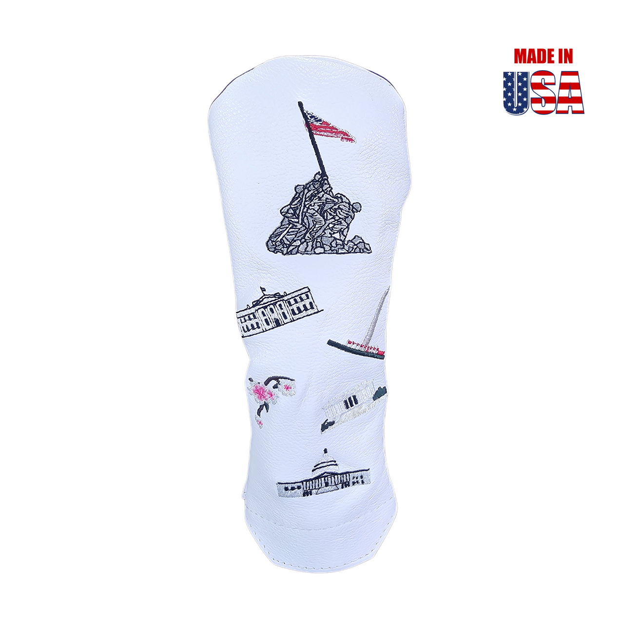 White Washington DC Mural Headcovers 1