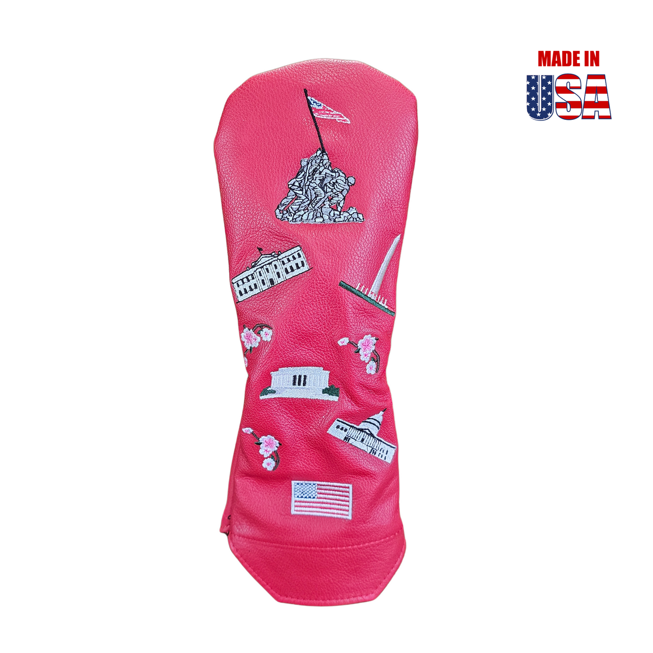 Red Washington DC Mural Headcovers