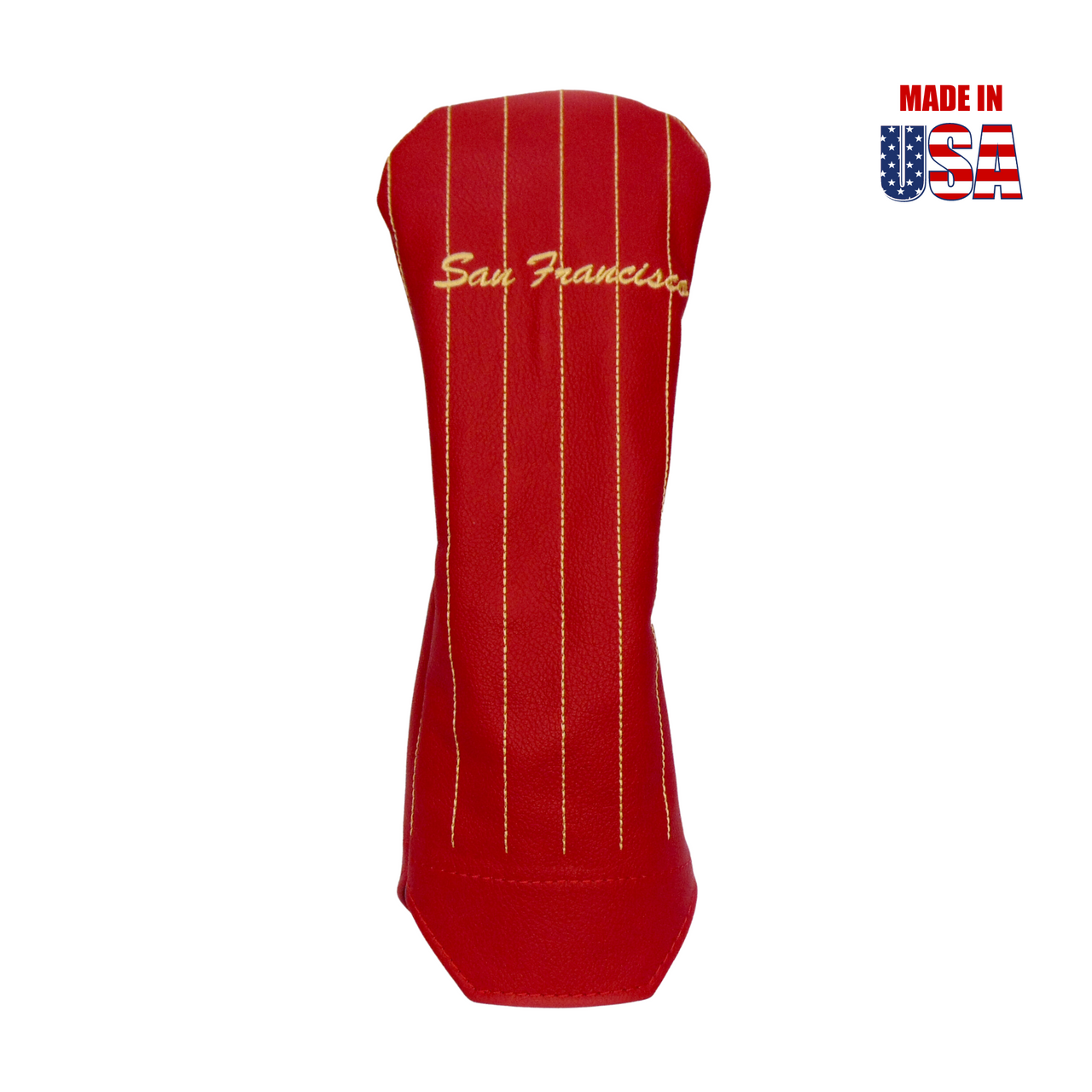 San Francisco Pinstripe Red Fairway Headcover