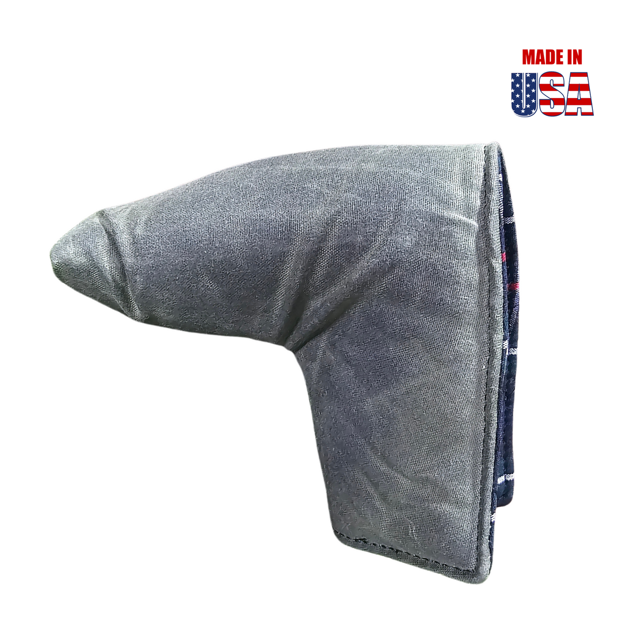 Olive Green Solid Waxed Canvas Blade Putter Covers