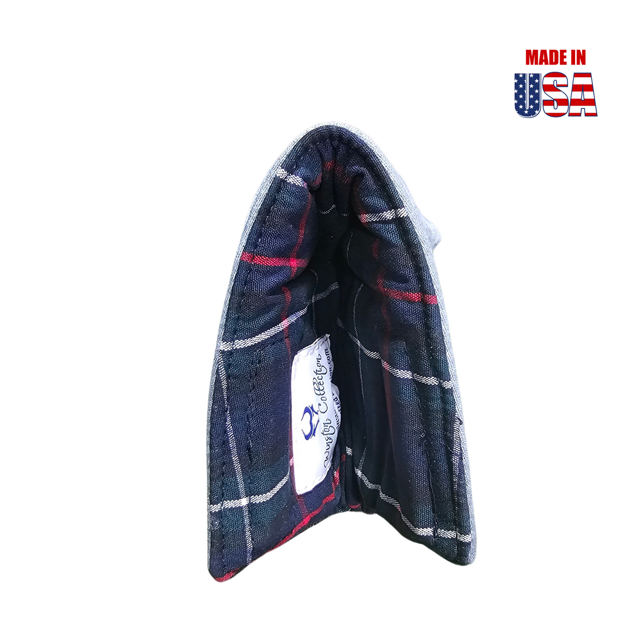 Charcoal Solid Waxed Canvas Blade Putter Covers 2