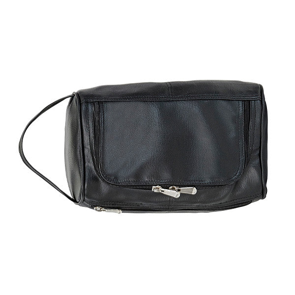 Toiletry Bag in Black Winston Vinyl