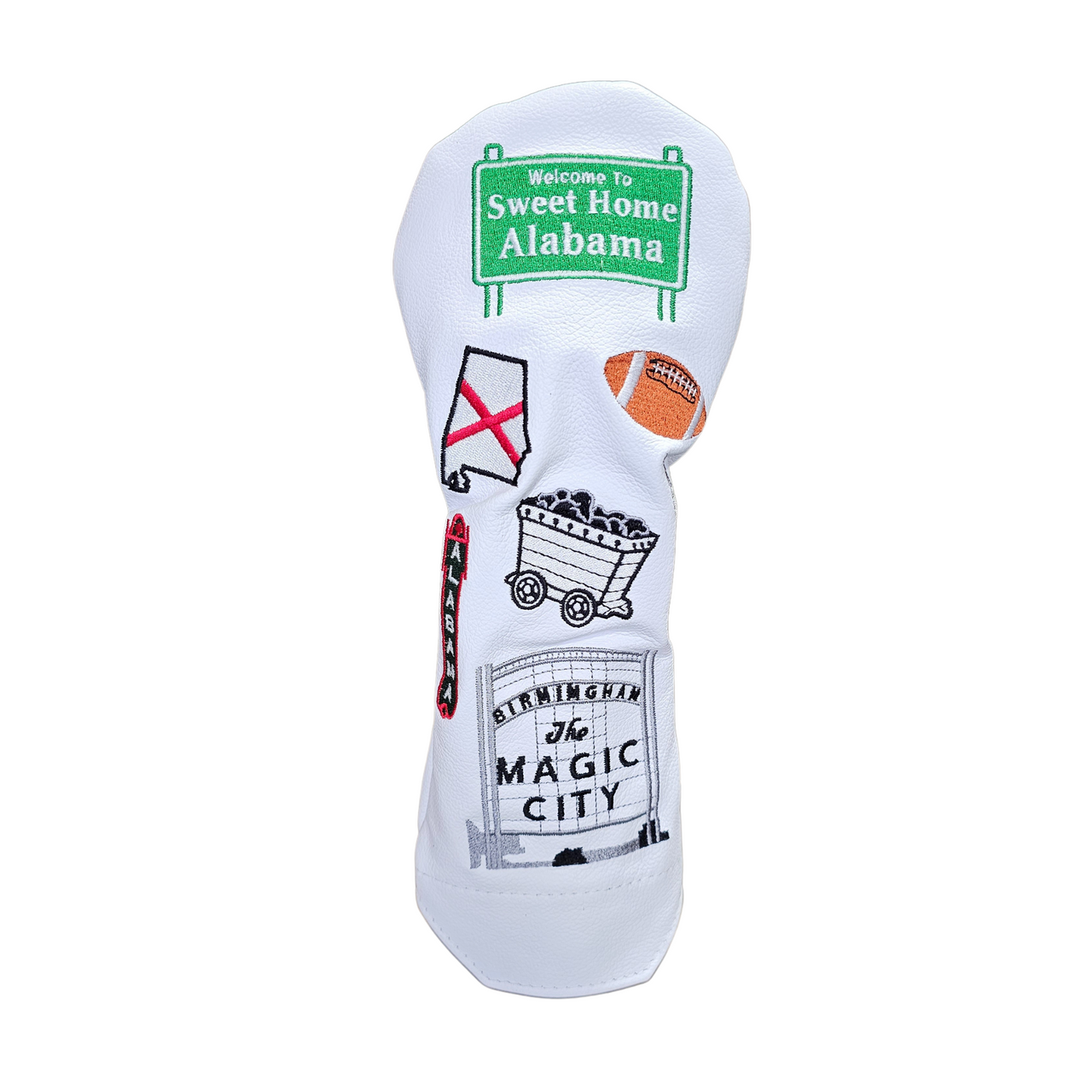 Sweet Home Alabama and Magic City Mural Headcovers - Fairway - White