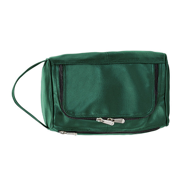 Toiletry Bag in Green Winston Vinyl
