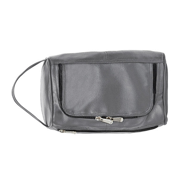 Toiletry Bag in Grey Winston Vinyl