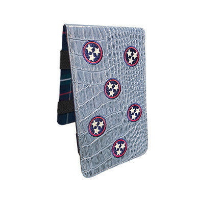 Cobalt Blue MacKenzie Plaid Interior Leather