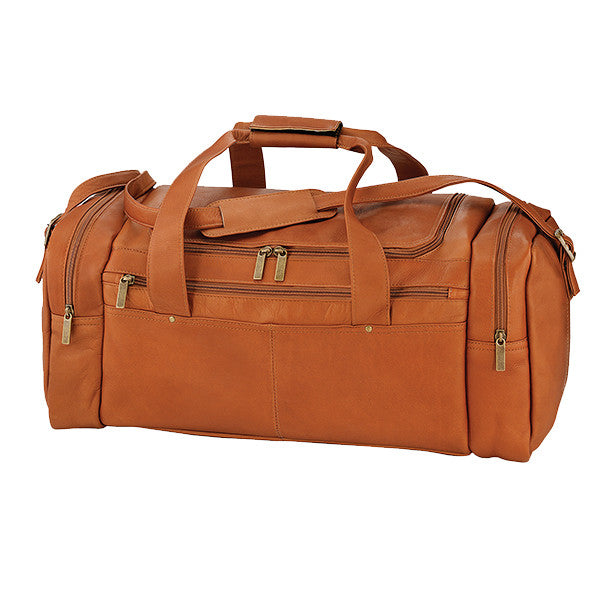 Large Sport Duffel in Tan Colombian Leather