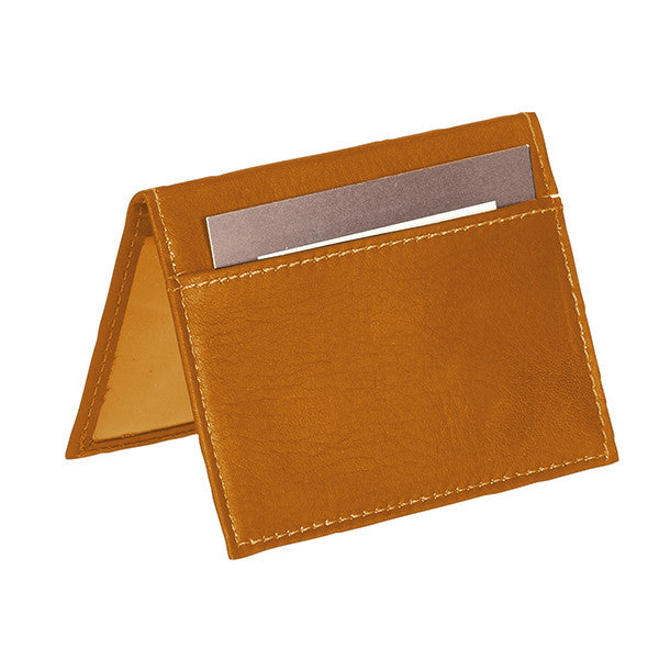 Tan Pull-out on Colombian Leather Pass Case Wallet
