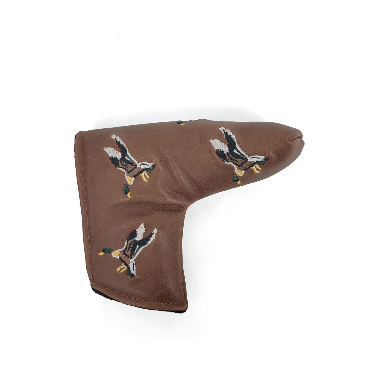 Flying Mallard Pullup Leather Blade Putter Cover