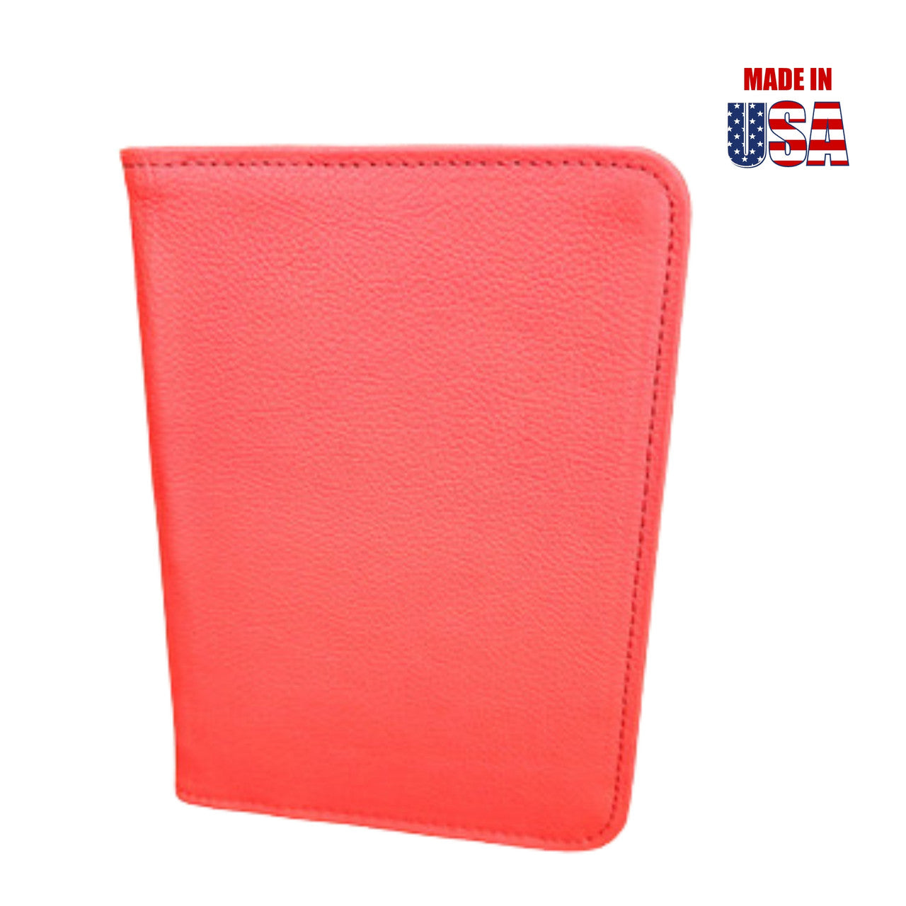 Orange American Leather Classic Scorecard Holder