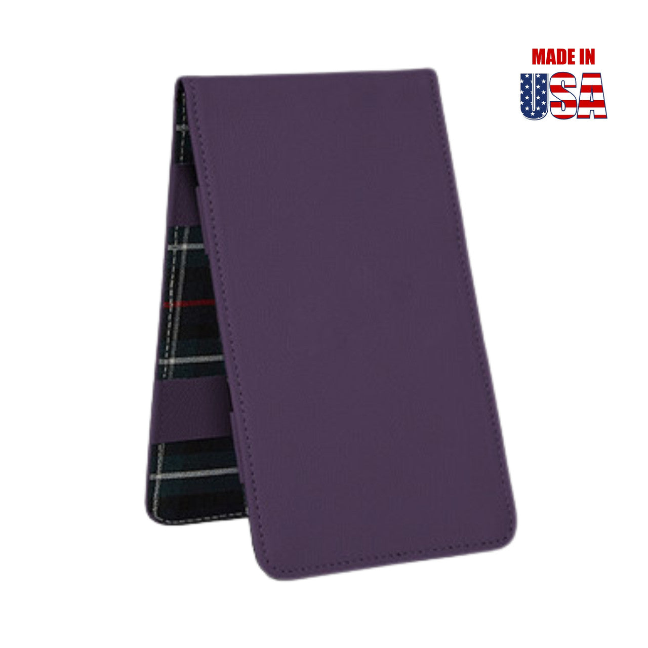 Purple American Leather Scorecard & Yardage Book Holder