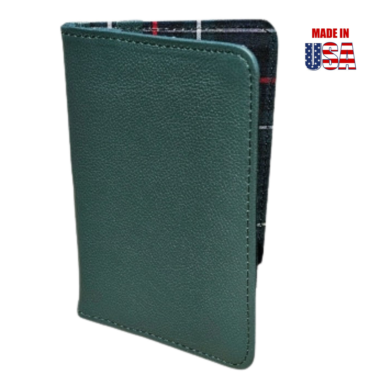 Dark Green American Leather Classic Scorecard Holder