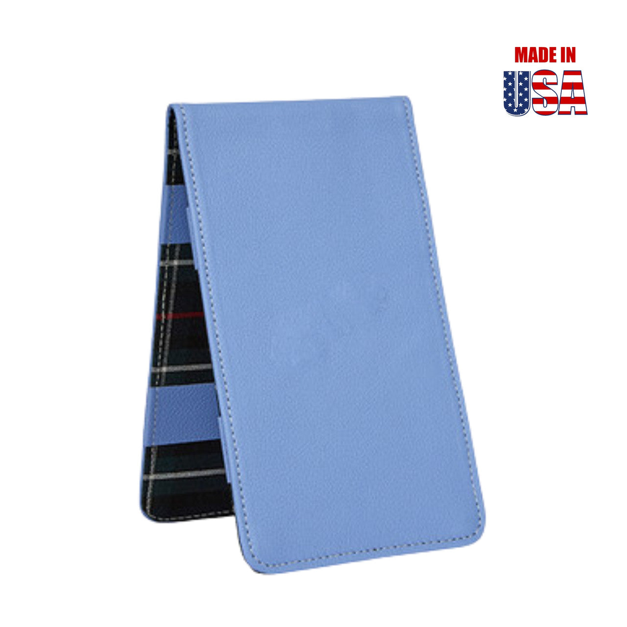 Carolina Blue American Leather Scorecard & Yardage Book Holder