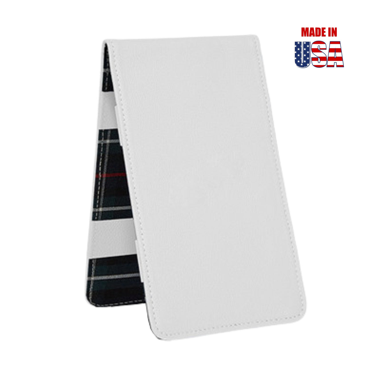 White American Leather Scorecard & Yardage Book Holder