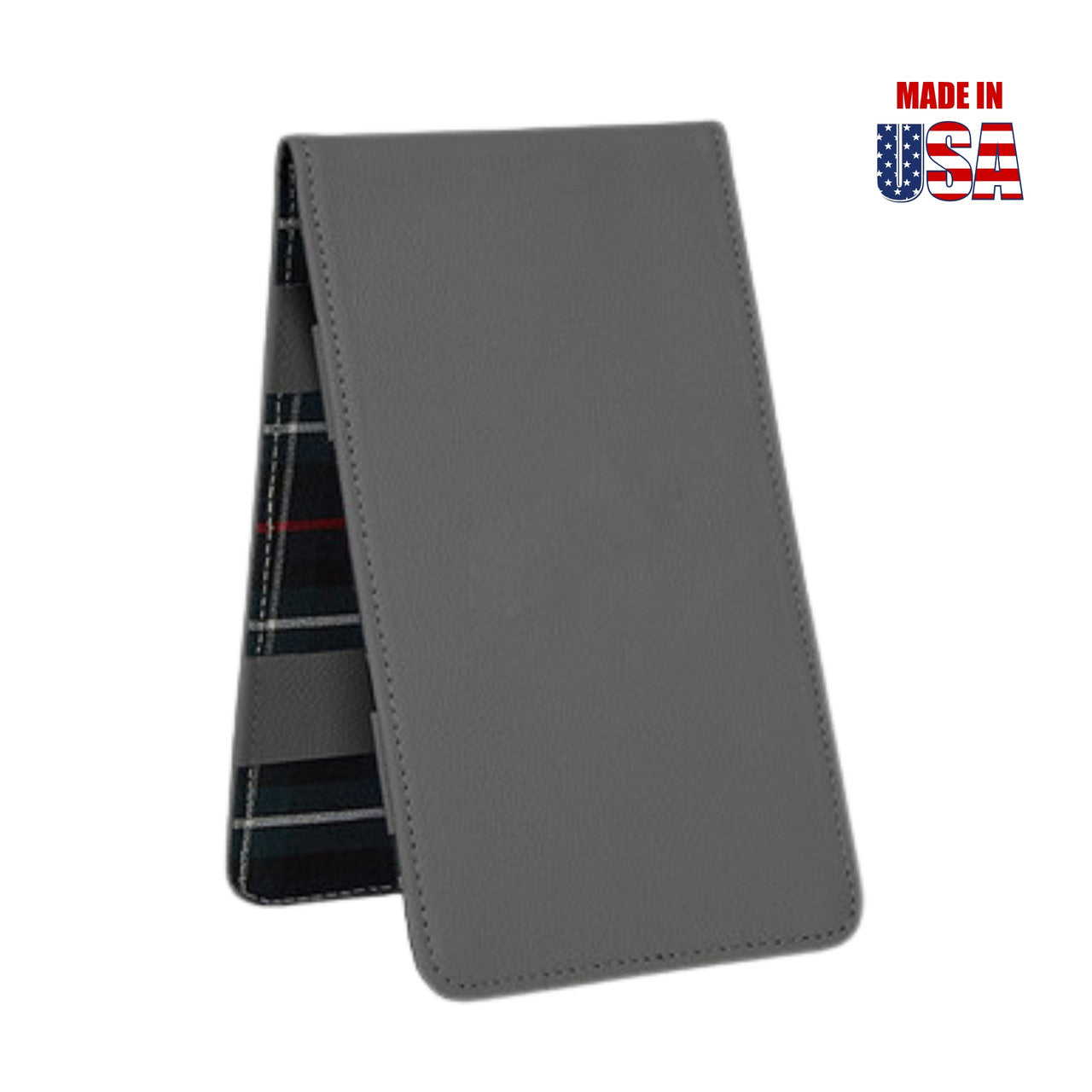 Grey American Leather Scorecard & Yardage Book Holder