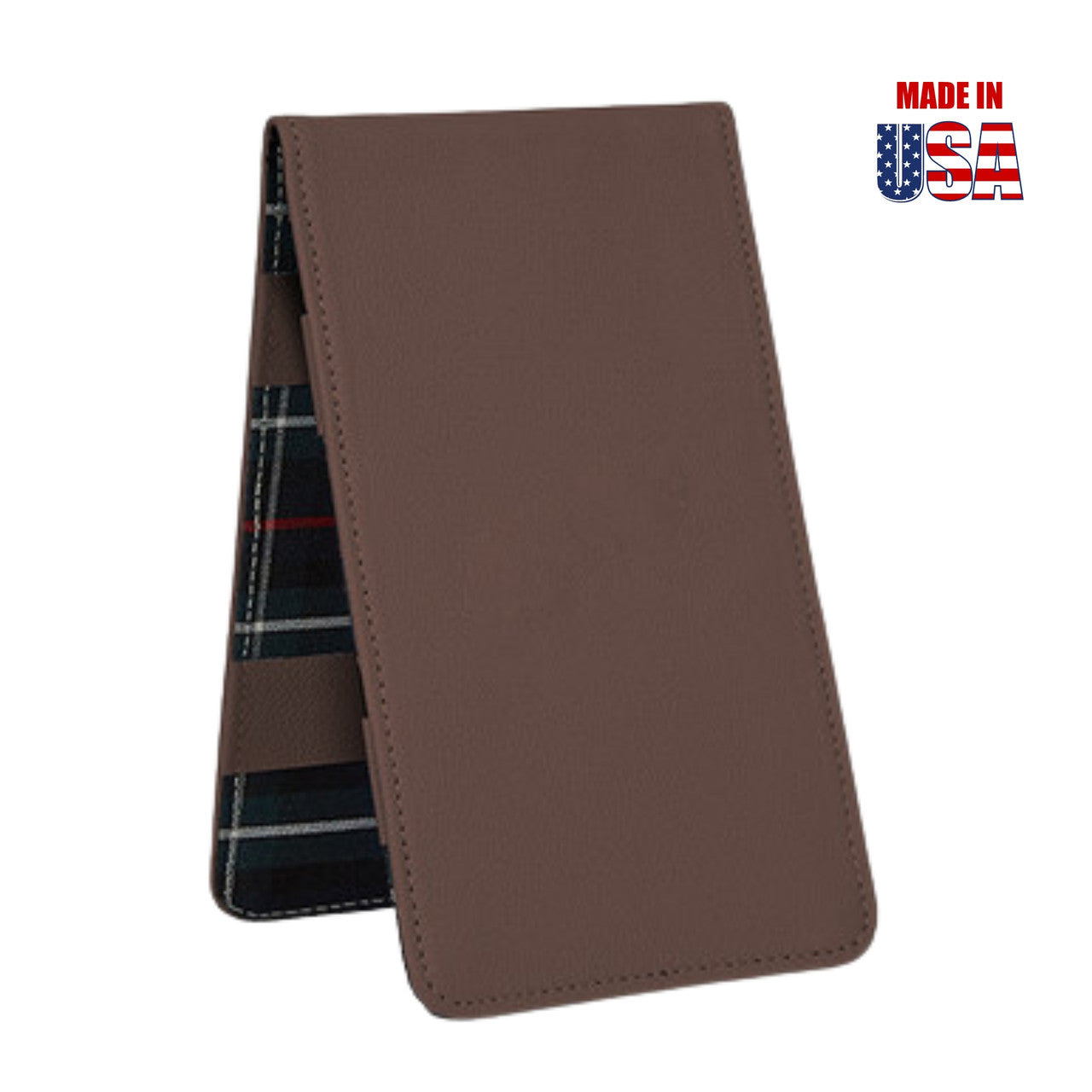 Oak Tan American Leather Scorecard & Yardage Book Holder