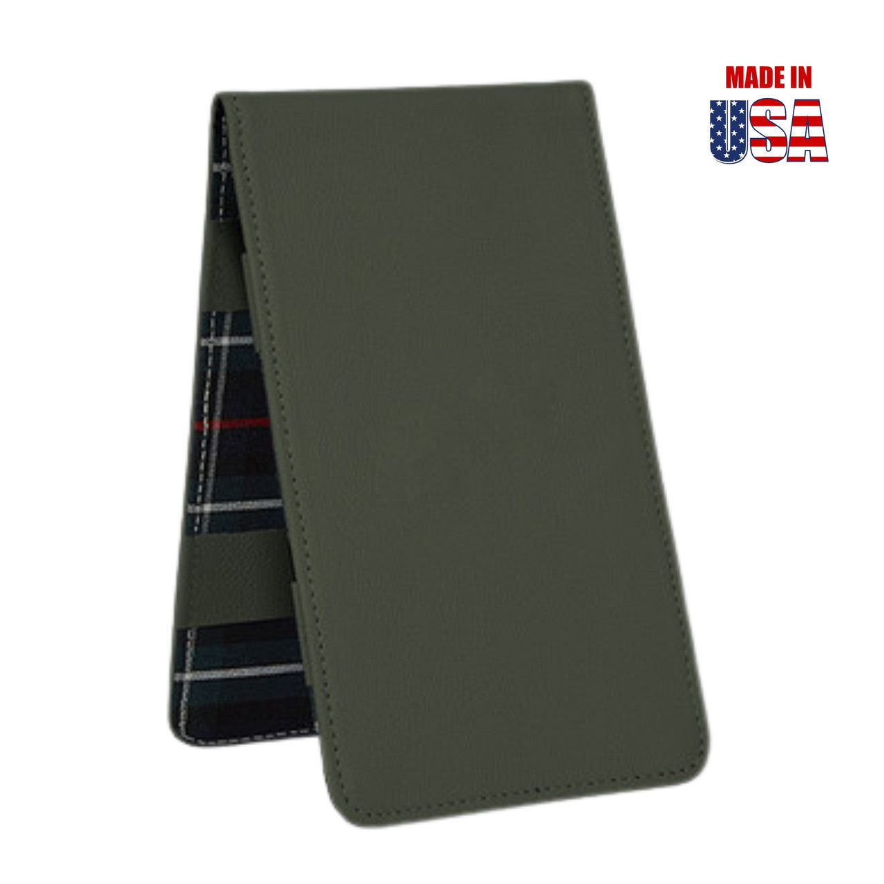 Dark Green American Leather Scorecard & Yardage Book Holder