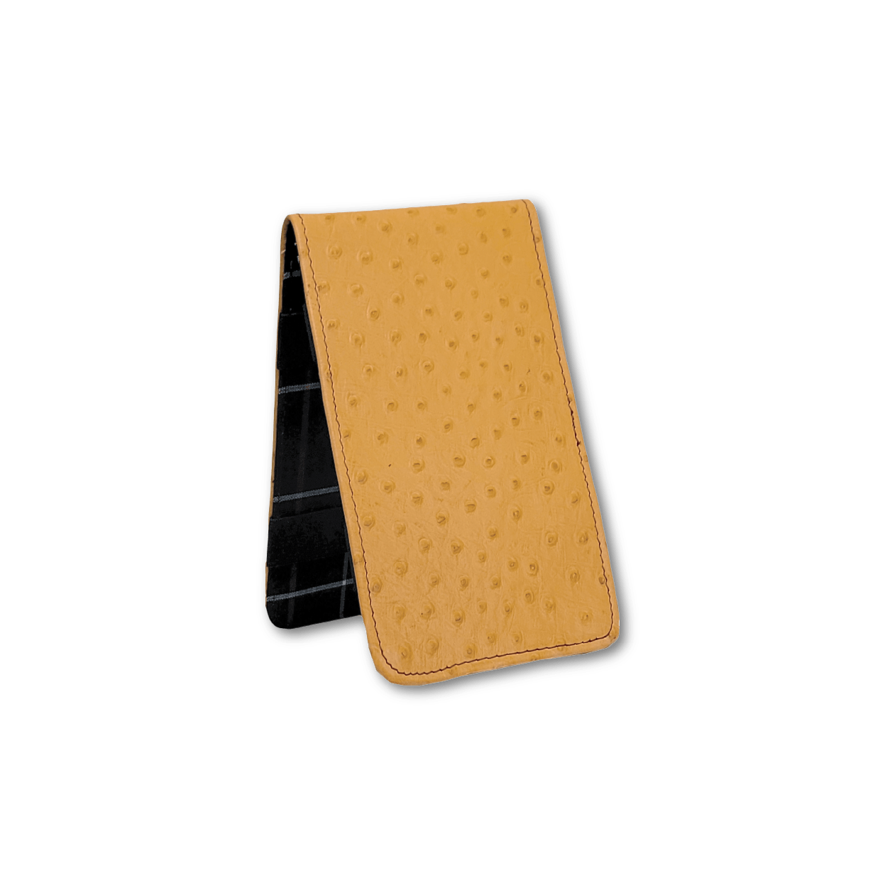 Scorecard and Yardage Book Holder, Ostrich Print – Winston Collection