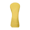 Solid Driver Leather Headcovers - Driver - Yellow