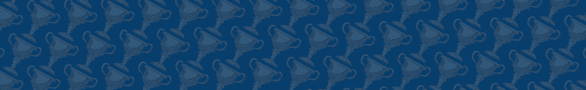 Blue pattern featuring repeating trophy cup outlines, Winston Collection golf accessories