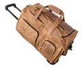 20" Wheeled Duffel Bag in Crazy Horse Leather - Crazy Horse Leather
