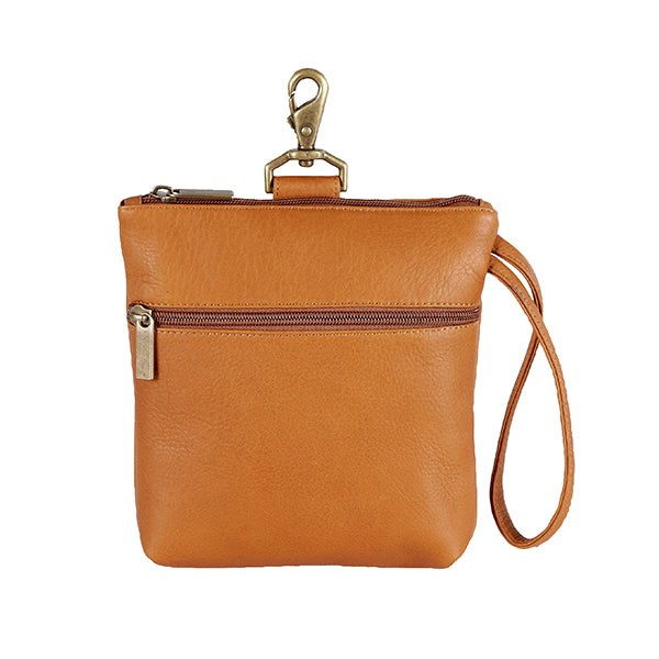 Deluxe Valuables Pouches - Tan