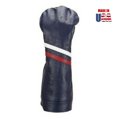 Two Stripe Leather Driver Headcover