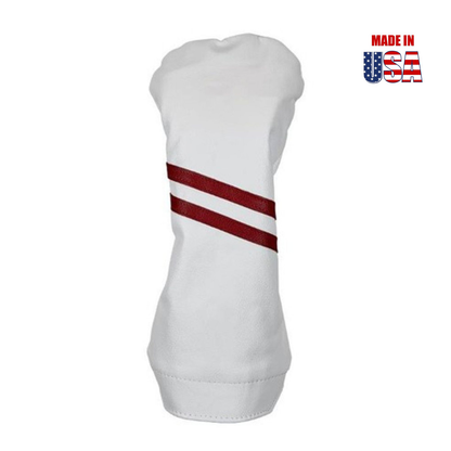 Two Stripe Leather Driver Headcover