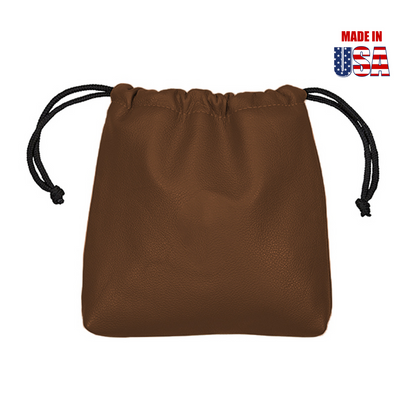 Oak American Leather Drawstring Player's Pouch