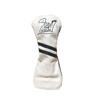 "Fore The Ladies" Two Stripe Leather Headcovers