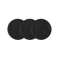 Pull-Up Leather Ball Markers - Black - 3