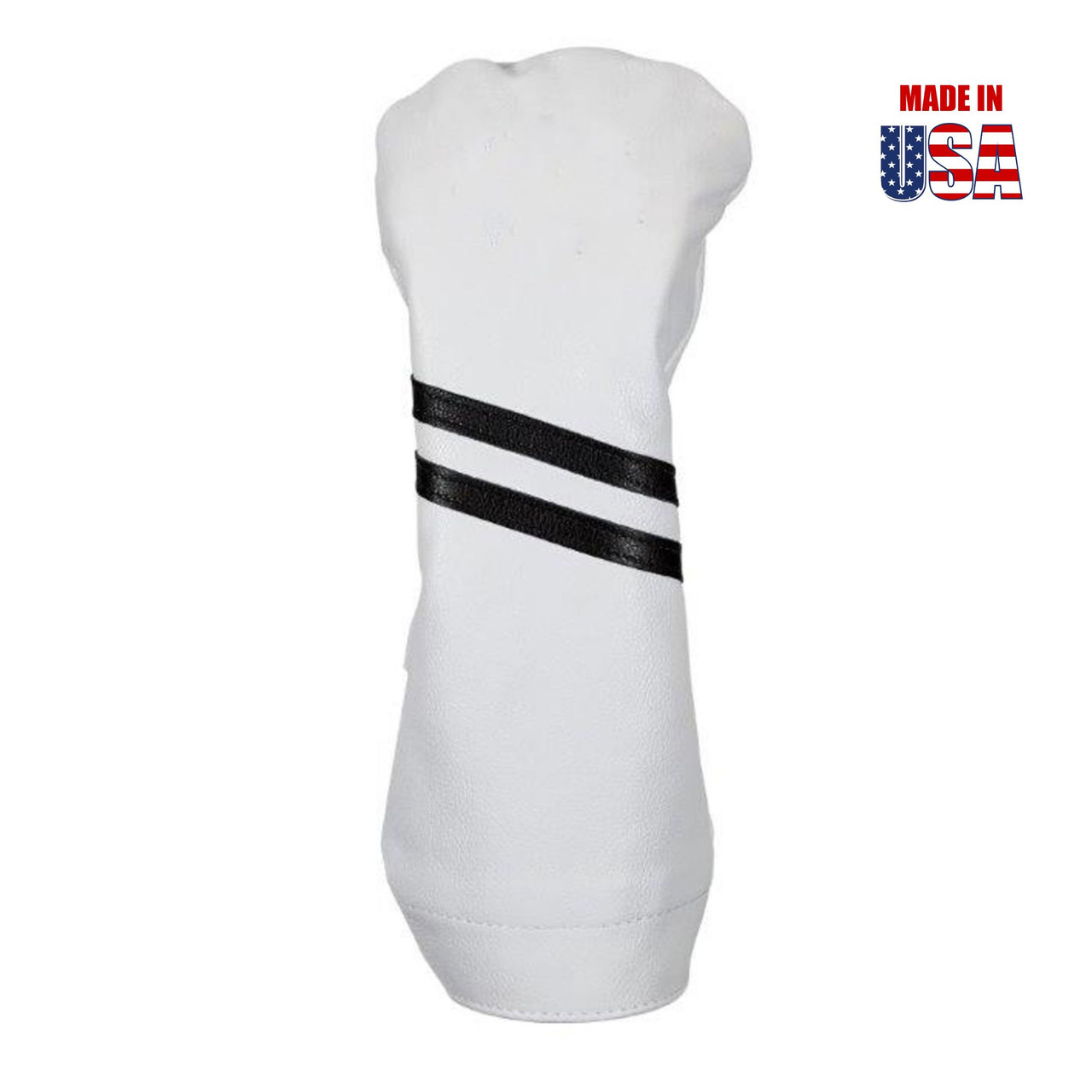 Two Stripe Traditional Leather Golf Headcovers
