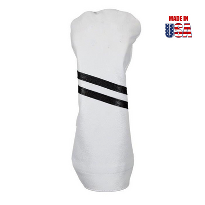 Two Stripe Traditional Leather Golf Headcovers