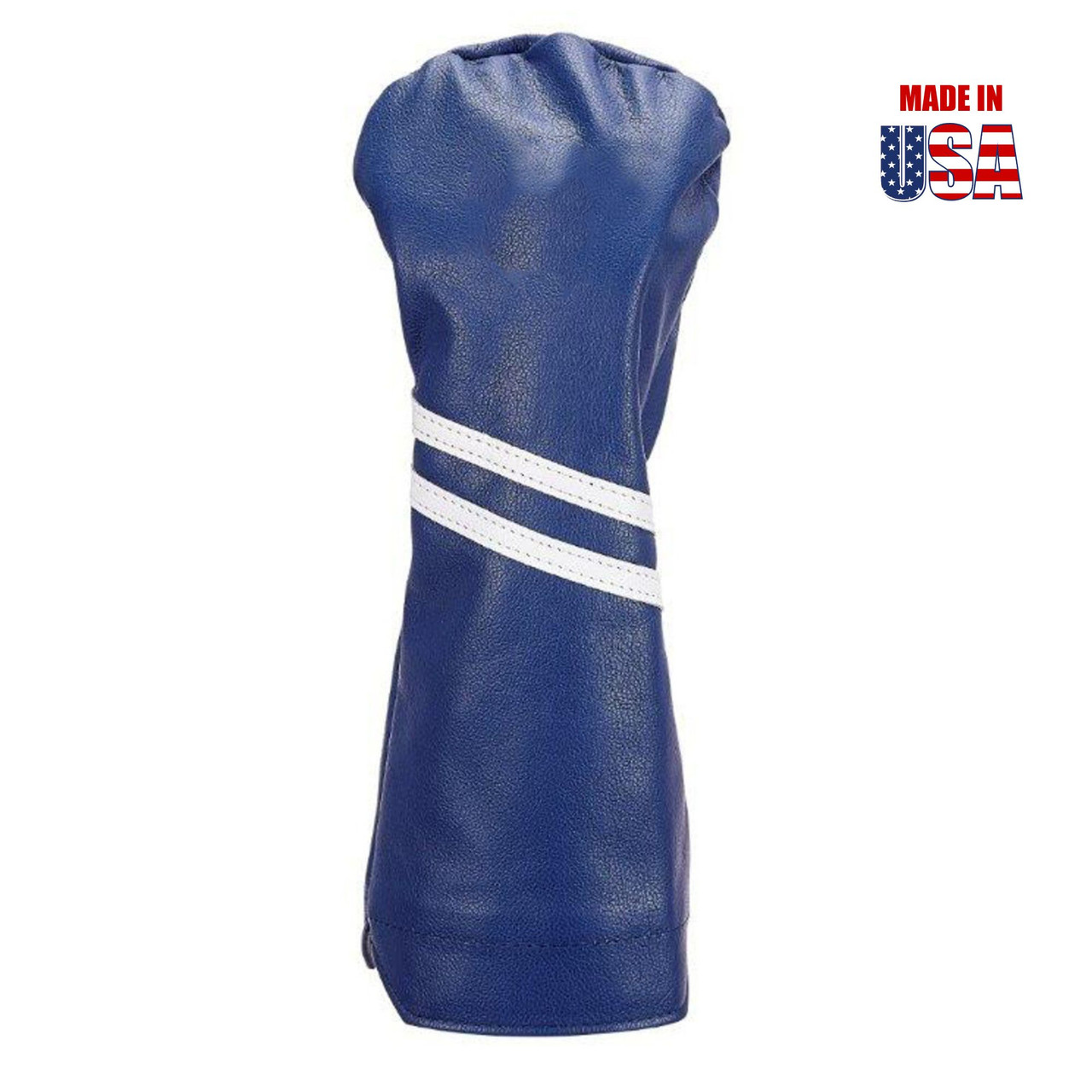 Two Stripe Traditional Leather Golf Headcovers