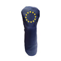 European Union Gold Star Flag on Leather Fairway Headcover - Fairway