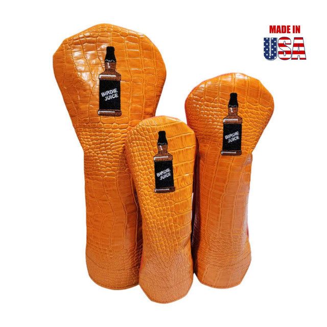 Birdie Juice Bottle Alligator Leather Headcovers