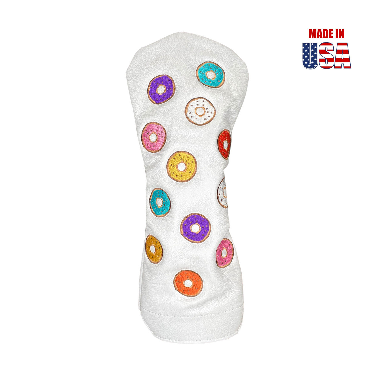Donut American Leather Driver Headcover White