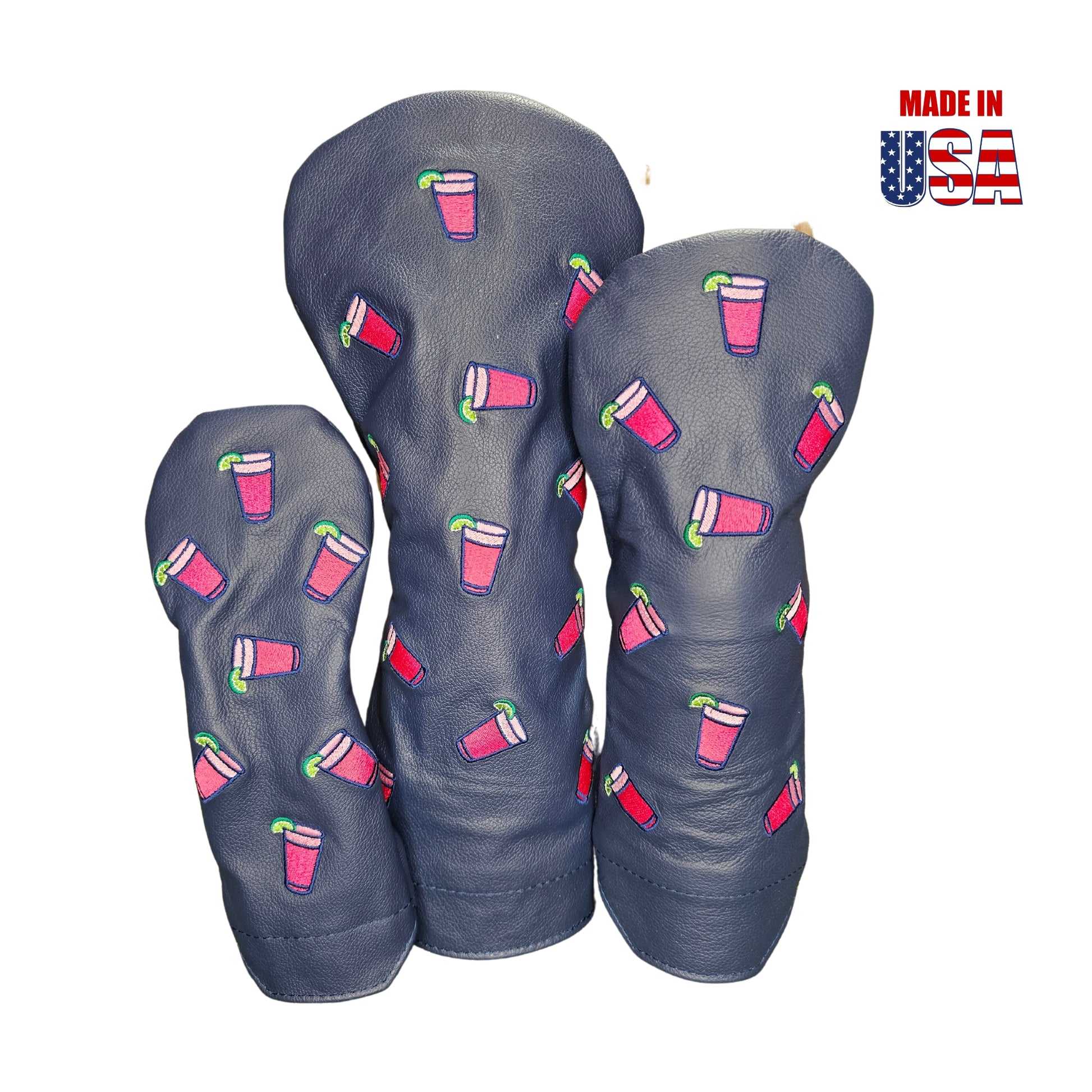Country Club Cocktail Leather Headcovers