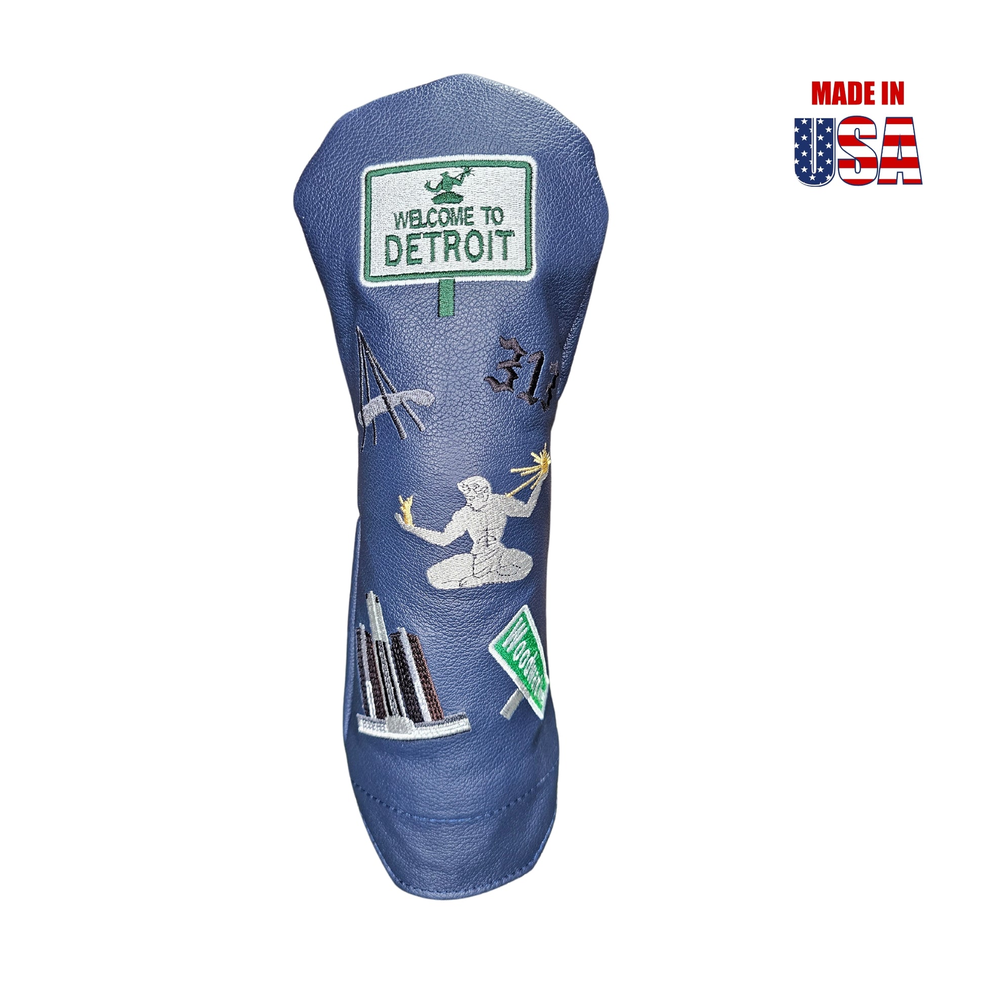 Detroit Historic Landmarks Leather Headcovers