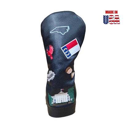 North Carolina Mural Leather Headcovers