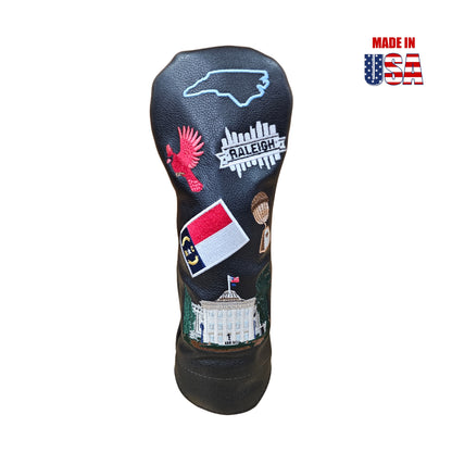 North Carolina Mural Leather Headcovers