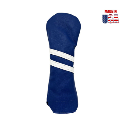 Two Stripe Traditional Leather Golf Headcovers