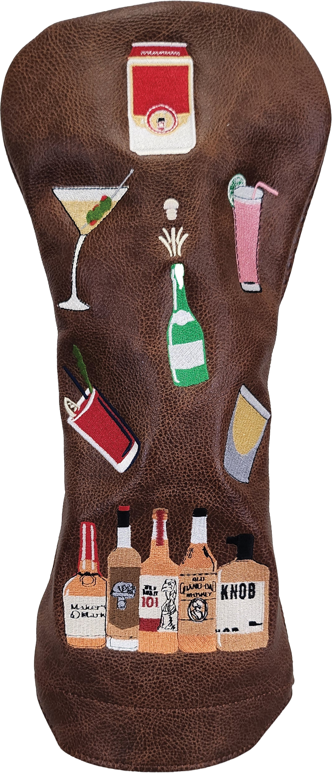 Golfer's Cocktail Beverages Headcovers