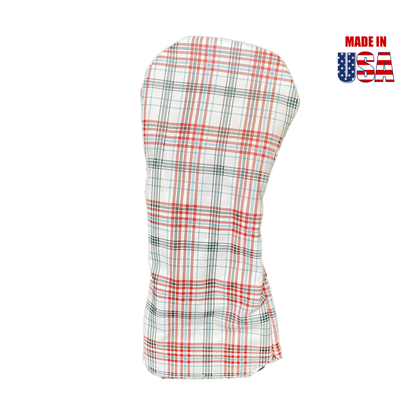 Tartan Plaid Leather Golf Headcovers