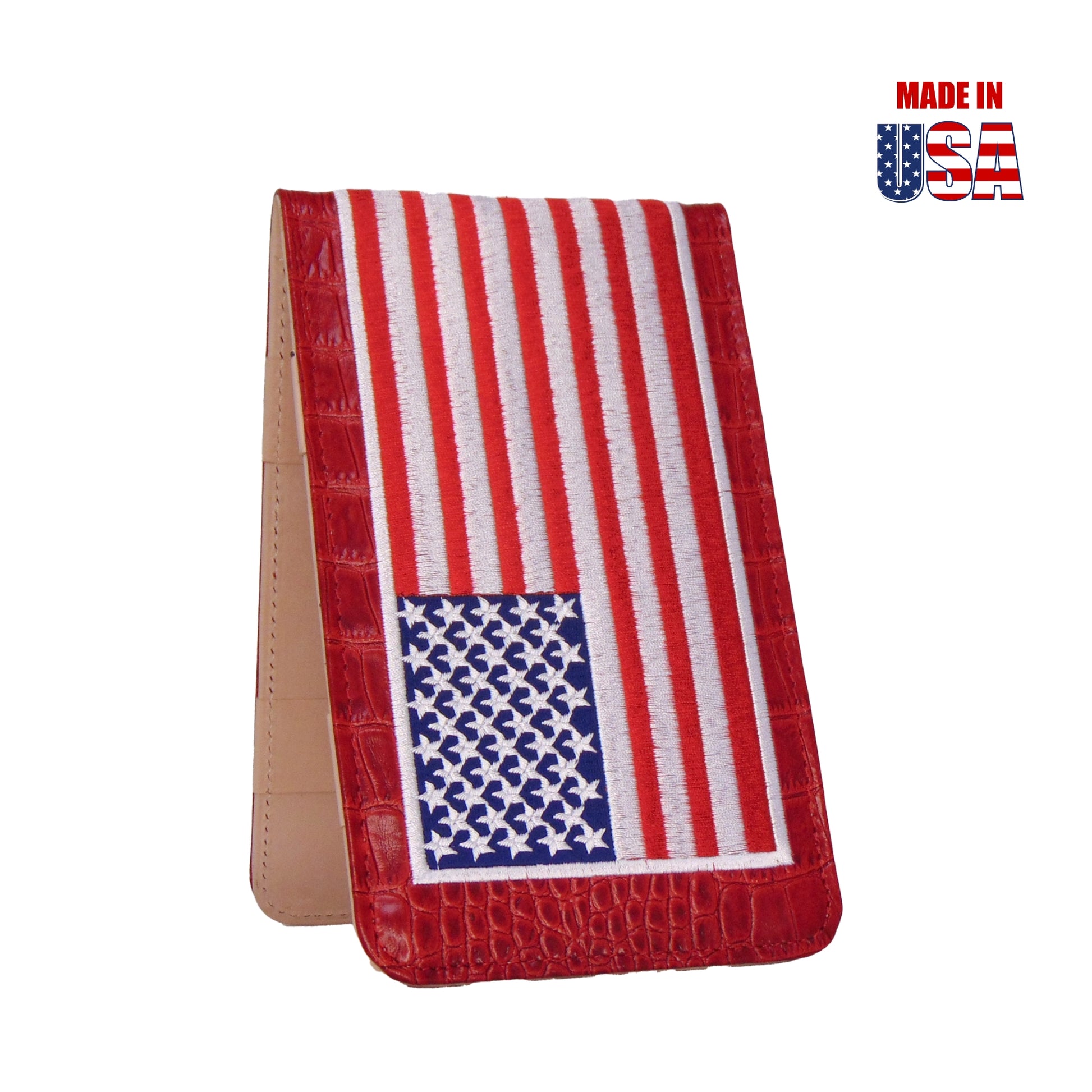 Scorecard Holder & Yardage Book, American Flag