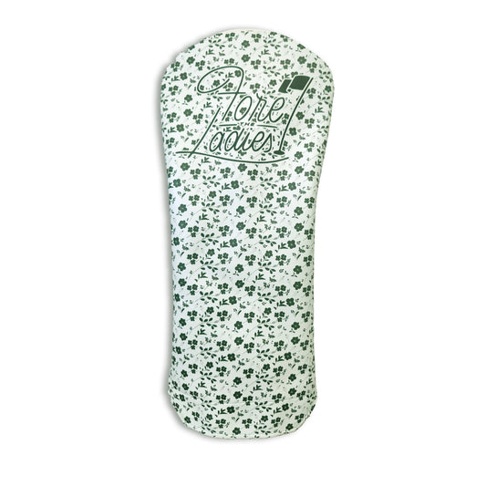 Fore the Ladies Green Flower Headcovers - Driver