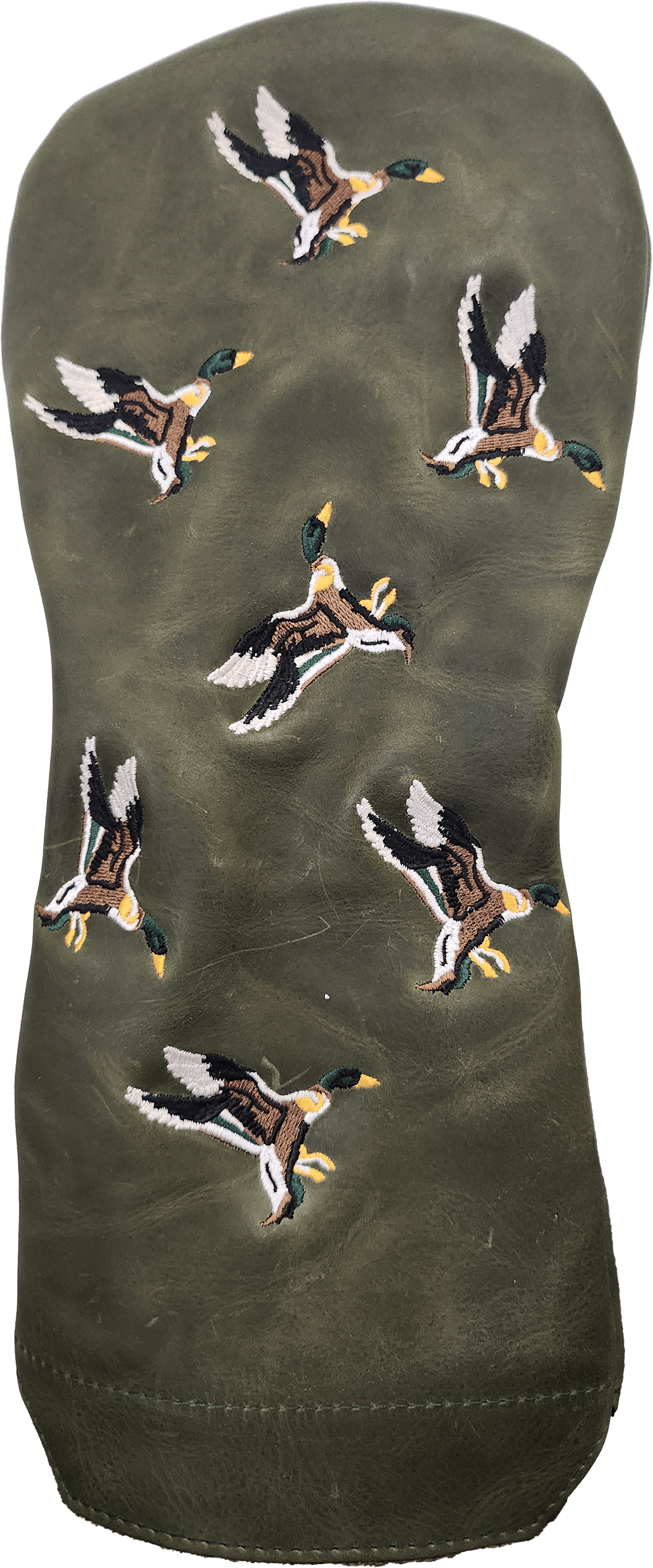 Flying Mallard Ducks Leather Headcovers